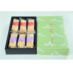 【作りたての芳ばしさ】 手作り最中 はしやぎ（こしあん／つぶあん）餡と皮は別包装　6個入（つぶあん*3,こしあん*3）もなか