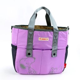スヌーピー ルートート IP.マミールー.Peanuts-7M Lilac ライラック マザーズバッグ トートバッグ 2WAY