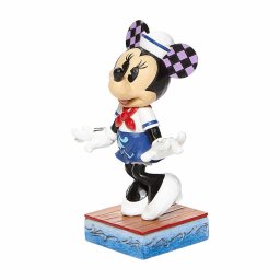 ジム ショア Jim Shore ディズニー トラディション Disney Traditions フィギュア 人形 置物 ミニー セーラースタイル 6008080 ミニーマウス マルチカラー
