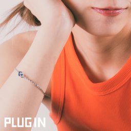 ブレスレット 316L サージカルステンレス アレルギーフリー つけっぱなし ステンレス メンズ レディース シルバー ブラック ブルー ピンクゴールド 黒 青 ペア ギフト プレゼント PUNCHING PIB7652 PLUG IN ブランド 恋人 デート  記念 推し活 大人 秋 冬 クリスマス