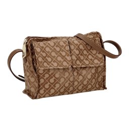 ゲラルディーニ GHERARDINI バッグ ショルダーバッグ 斜め掛けバッグ ソフティ ショルダー SOFTY GH0206 CHESTNUT レディース ブラウン+ベージュ