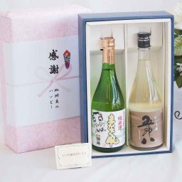 実りの秋の贈り物 感謝の贈り物ボックス 年に一度の限定にごり酒五郎八720mlセット 秋田銘醸純米まなぐ凧（三重県）720ml