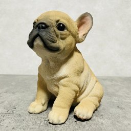 犬 置物 小さい かわいい フレンチブルドッグ woobia ウービア 見つめるイヌ おしゃれ ガーデン インテリア トイレ オブジェ 可愛い プレゼント 北欧 玄関 雑貨 動物 モダン 面白い 庭 ギフト 屋外 家 リアル 玄関先 卓上 ガーデンオーナメント ガーデニング