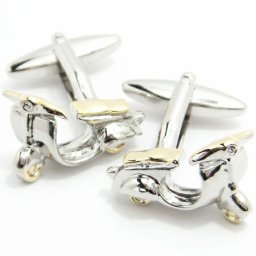 すいすいスクーター カフス カフスボタン カフリンクス cufflinks cuffs メンズ 男性 ユニーク おもしろ 面白 面白い 乗り物 スーツアクセサリー専門店 父の日 ギフトにも 誕生日 プレゼント プチギフト おしゃれ カフスマニア