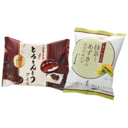 浅草むぎとろ とろりんとうアイス 抹茶とあずきのもなかアイス 2種詰め合わせ アイスクリーム 和スイーツ お菓子 デザート おやつ 冷たいスイーツ お取り寄せ