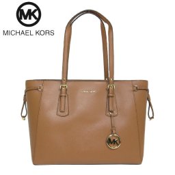 マイケルコース ブティック Michael Kors トートバッグ 30H7GV6T8L レザー VOYAGER / MD MF TZ TOTE トート ACORN(ブラウン系)【レディース】