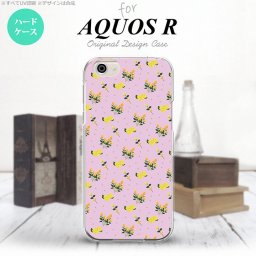 【SH03J】【スマホケース/スマホカバー】【アクオス R】SH03J スマホケース AQUOS R SH-03J カバー アクオス R 花柄・バラ（F） ピンク nk-sh03j-252【メール便送料無料】