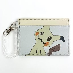 ポケモン シングルパスケース パスケース ミミッキュ GY グレー コイルキーチェーン