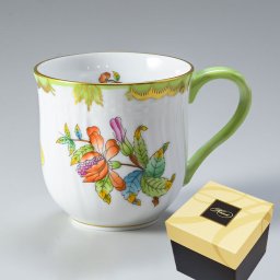 【名入れ無料】 ヘレンド HEREND マグカップ マグ コップ ヴィクトリアブーケ マグ 洋食器 手描き 200ml 1739000 VBO 1739 【01739000-VBO】 内祝い 洋食器 送別会 誕生日 お中元 結婚祝い 結婚式 高級【スペシャルラッピング660円(別売り)】 父の日 母の日 バレンタイン 名入れ マグカップ 成人祝い