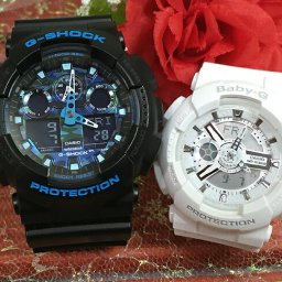 カシオ 恋人たちのGショック ペアウォッチ G-SHOCK BABY-G GA-100CB-1AJF BA-110-7A3JF 送料無料 国内正規品 記念日 誕生日 プレゼント お揃い ブラック 黒 ホワイト 白 クリスマス お祝い 結婚 婚約 20代 30代 40代 50代 カップル 夫婦