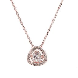 スワロフスキー　SWAROVSKI　ネックレス　5640292　UNA　ウーナ　ペンダント　ローズゴールド　トリリアンカットクリアストーン