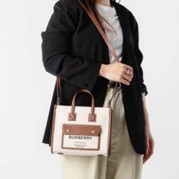 バーバリー BURBERRY FREYA MINI FREYA TOTE 8044143 A1395 レディース バッグ トートバッグ ミニ フレヤトート プレゼント A4収納 お祝い 記念 トート ギフト 誕生日 記念日