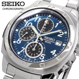 SEIKO 腕時計 セイコー 時計 ウォッチ 国内正規 クォーツ 1/20秒クロノグラフ 50M ビジネス カジュアル メンズ SND193P1