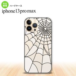 iPhone13ProMax iPhone13 Pro Max 背面ケース カバー ステンドグラス風 蜘蛛の巣 ホワイト ステンドグラス風 iPhone13 マックス 6.7インチ  nk-i13pm-sg49