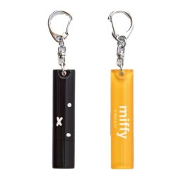 ミッフィー miffy フェイス アクリルスティックキーホルダー(ブラック)