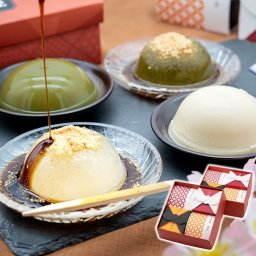 お歳暮 奈良 「亀久堂」 吉野葛すいーつ(くず餅・くずぷりん)詰め合わせ2段 グルメ 人気 おすすめ ギフト 贈答 取り寄せ お取り寄せグルメ お取り寄せ 熨斗 のし 贈り物(代引不可)【送料無料】