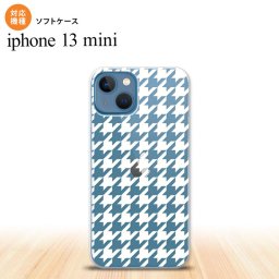iPhone13mini iPhone13 mini ケース ソフトケース 千鳥 格子 大 白 クリア iPhone ミニ 5.4インチ  おしゃれ かわいい メンズ レディース キッズ デザインたくさん nk-i13m-tp929