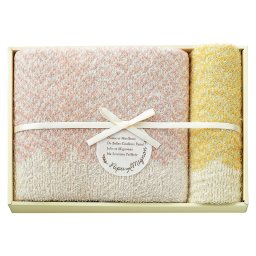 Pupu Mignon(ププ・ミニョン) バスタオル&ウォッシュタオル ピンク  ／タオル 日用品・ヘルスケア お中元 御中元 ギフト 暑中 残暑 お盆 初盆 新盆 お供 御供 ギフト 2026 送料無料 ギフト プレゼント プチギフト 内祝い 快気祝い 出産祝い 結婚祝い 引出物 新築祝い お返し