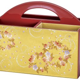 【送料無料】 山中漆器 かりん リモコンBOX（漆器  金沢箔 工芸品 敬老の日 外国人 お土産 日本製 ギフト 海外発送可 プレゼント お土産 御礼 お祝 記念 誕生日 リモコンラック 名入れ可 お中元）なごみや本舗
