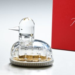 【純正紙袋無料】 バカラ Baccarat 置物 ZOO ダック ジュエリーボックス クリア ハイメ・アジョン 2814457 洋食器【スペシャルラッピング660円(別売り)】 インテリア雑貨 送別会 誕生日 お中元 還暦祝い 結婚祝い 結婚式 高級 父の日 母の日 即日発送 ホワイトデー