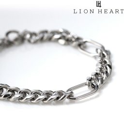 ライオンハート ブレスレット メンズ ブランド サージカルステンレス 03BR005ASL シルバー アクセサリー