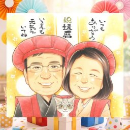 還暦 ギフト 似顔絵 贈り物 手描き プレゼント 名入れ 還暦 記念日 お祝い 誕生日 60歳 両親 お父さん お母さん 家族 修正無料 下書き確認 名入れ 喜ばれる そっくり 似てる 実績多数 思い出 長寿 還暦 60歳 大量注文 サプライズ カラフル イラスト お祝い返し オーダーメイド 米寿祝い 喜寿祝い 応援 バレンタインデー 初任給 お祝いの品 色紙