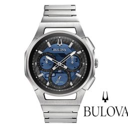 ブローバ BULOVA 腕時計 メンズ カーブ CURV クロノグラフ 96A205 正規品 メーカー3年間保証 送料無料