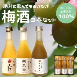 梅酒 おすすめ 人気 プレゼント 飲み比べ セット 高級 ランキング 瓶 あらごし 日本酒 三重県 早川酒造部