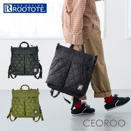 ROOTOTE ルートート リュック 8457 通販 スヌーピー SNOOPY リュックサック バックパック デイパック 2way トートバッグ A4 通勤 通学 旅行 大容量 CEOROO セオルー パフ キルティング 無地 ピーナッツ レディースバッグ