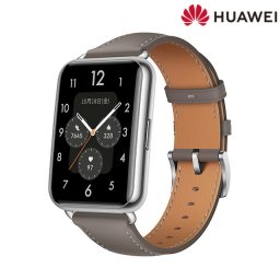 ファーウェイ WATCH FIT 2 Nebula Gray 充電式クオーツ スマートウォッチ メンズ レディース Bluetooth 革ベルト HUAWEI YDA-B19V デジタル 記念品 ギフト