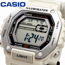 CASIO 腕時計 カシオ 時計 ウォッチ チープカシオ チプカシ スタンダード デジタル メタルフェイス メンズ MWD-110H-8AV ライトベージュ 海外モデル [並行輸入品]