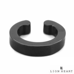 ライオンハート デュオ イヤーカフ エンビ サージカルステンレス ブラック 黒 メンズ ブランド LION HEART