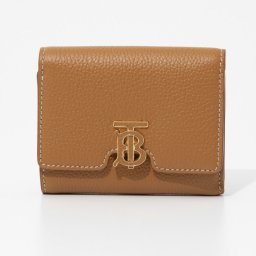 バーバリー BURBERRY LS TB COMPACT WALLET LGL 8049218 B1860 レディース 三つ折り財布 グレイニーレザー TBコンパクトウォレット ミニ財布 小銭入れ レ