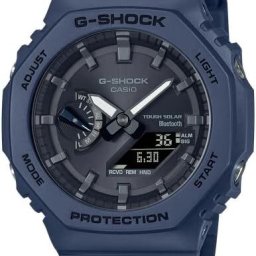 CASIO カシオ G-SHOCK ジーショック 腕時計 スマートフォンリンク／Bluetooth タフソーラー メンズ ネイビー ブラック GA-B2100-2A 海外正規品 無料ラッピング可