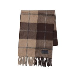 ベグアンドコー BEGG&CO ストール マフラー ARRAN TALBOT BROWN チェック カシミア カシミヤ レディース メンズ ユニセックス ブラウン