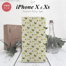 iPhone XS 手帳型 スマホ ケース カバー アイフォン 花柄・バラ（F） 黄【アイフォーン XS,iPhone,XS,メール便 送料無料】