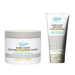 キールズ / キール レアアース 皮脂ケア・毛穴クレンズ 2点セット (ディープ クレンザー 150ml + マスク 125ml)  |  Kiehl's  洗い流すパック・マスク 美容グッズ コスメ化粧品 誕生日 クリスマス ホワイトデー 結婚記念日 ウエディングギフト 母の日 送別会 バレンタインデ