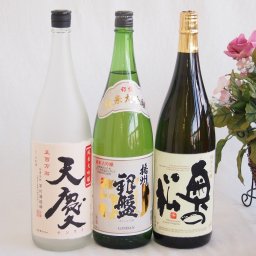 華やかに香り純米大吟醸3本セット(奥の松酒造奥の松 純米大吟醸 (福島県) 早川酒造部天慶 純米大吟醸 (三重県) 銀盤酒造播州 銀盤 純米大吟醸 (富山県)) 1800ml×3本