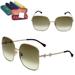 GUCCI サングラス グッチ GG0879S-002 サングラス EYEWEAR ノーズパッド ゴールド ブラウングラデーション メンズ レディース ユニセックス