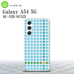 Galaxy A54 5G Galaxy A54 5G スマホケース 背面ケース ハードケース 花十時 青 2023年 5月発売 nk-a54-1355