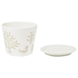 【ギフト対応無料】再生陶器 エマージュ カップ&小皿セット (TO302) ※送料無料(北海道・沖縄は除く)
