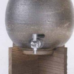 信楽焼・明山窯 金彩刷毛目　焼酎サーバー　3000ｃｃ （s10-12）
