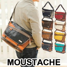 ショルダーバッグ メンズ レディース かっこいい ブランド 合皮 斜め掛け A4 B4 ムスタッシュ MOUSTACHE VHW5534 カバン バッグ 送料無料 プレゼント ギフト ラッピング無料 通販