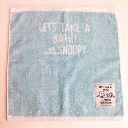 ピーナッツ スヌーピー ウォッシュタオル チャーリー・ブラウン＆スヌーピー バスタイム 今治タオル サックス グッズ  (MCOR)