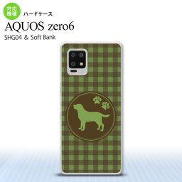 SHG04 SHG04 ZERO6 AQUOS zero6 スマホケース ハードケース 犬 ラブラドール レトリバー 緑 メンズ レディース nk-zero6-820