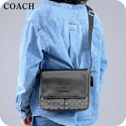コーチ ショルダーバッグ メンズ ブランド COACH CE534 チャコール/ブラック