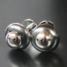Babette Wasserman バベットワッサーマン ヘマタイト＆スワロフスキー カフスボタン・カフリンクス メンズ  bw-c278he 結婚式 旦那 プレゼント ギフト 彼氏 父の日 誕生日プレゼント