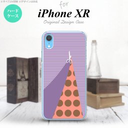 iPhoneXR iPhone XR スマホケース ハードケース はさみ パープル メンズ レディース nk-ipxr-1343