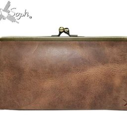正規品 メンズ レディース Ain Soph アインソフ AinSoph AINSOPH 牛革 がま口 長財布 DA1306-HP ain44 旅行 ギフト