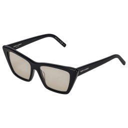 サンローラン SAINT LAURENT サングラス UVカット SL 276 MICA-039 アイウェア バタフライ レディース ブラック